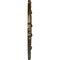 Ekena Millwork Benson Ceiling Medallion (Fits Canopies up to 4 1/8"), Hand-Painted Brass, 9"OD x 4 1/8"ID x 5/8"P CM09BNBRS - alternate 2